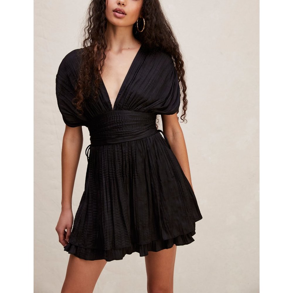 FREE PEOPLE Bonny Mini Dress / Black